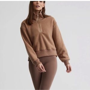 Varley Roselle Half Zip Fleece Sweatshirt